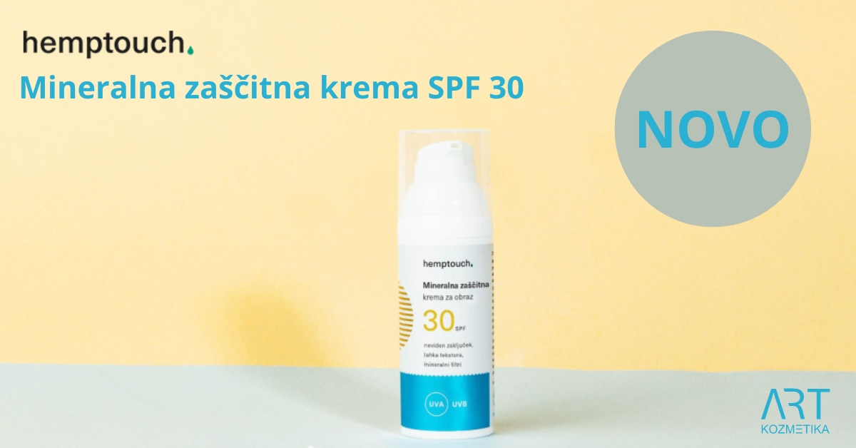 NOVO - Mineralna zaščitna krema SPF 30