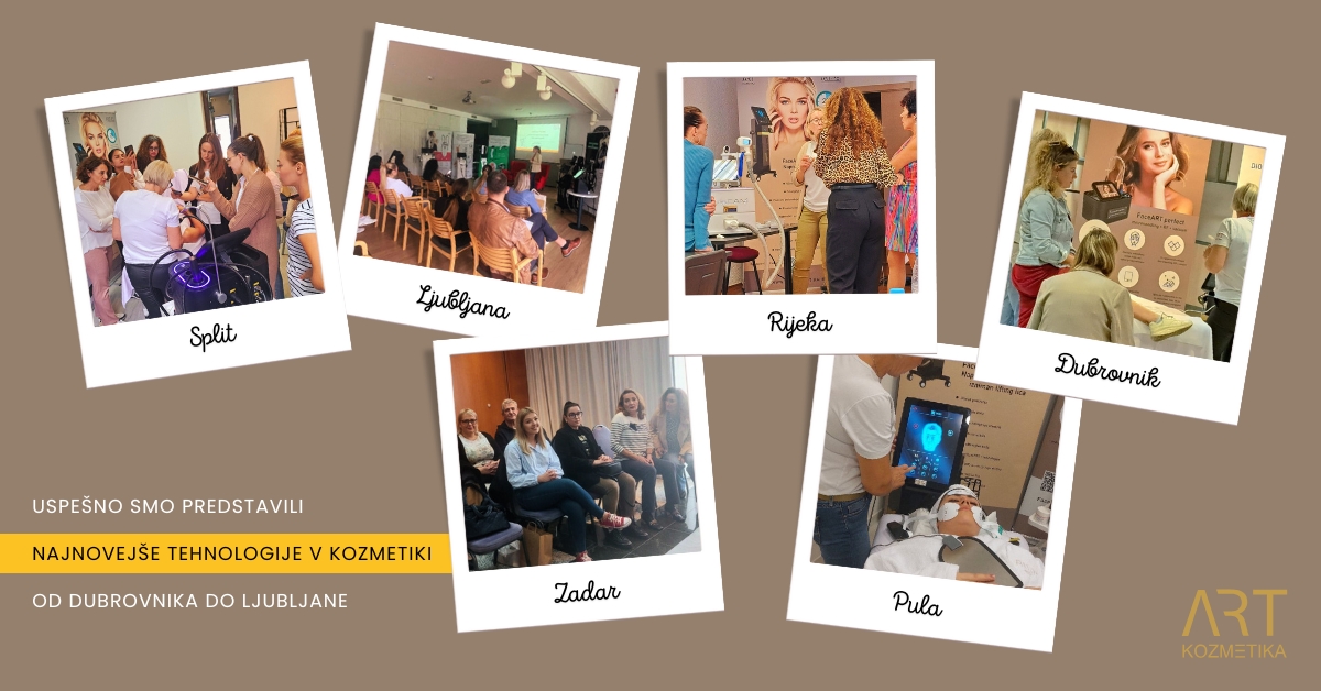 Uspešno smo predstavili najnovejše tehnologije v kozmetiki - Od Dubrovnika do Ljubljane