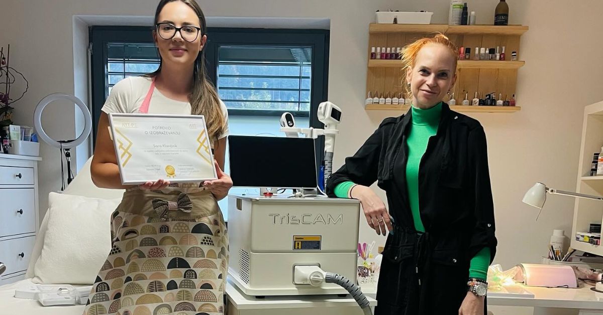 Diodni laser TrisCAM tudi v kozmetičnem salonu Sara iz Dravograda