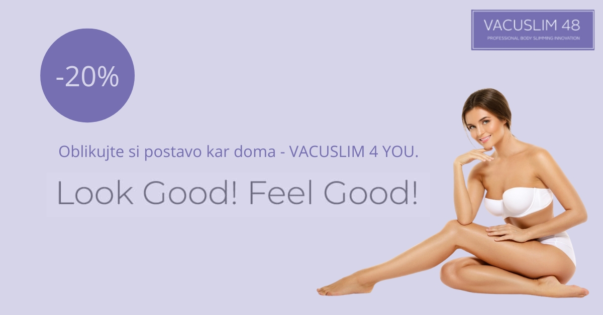 Oblikujte si postavo kar doma - VACUSLIM 4 YOU