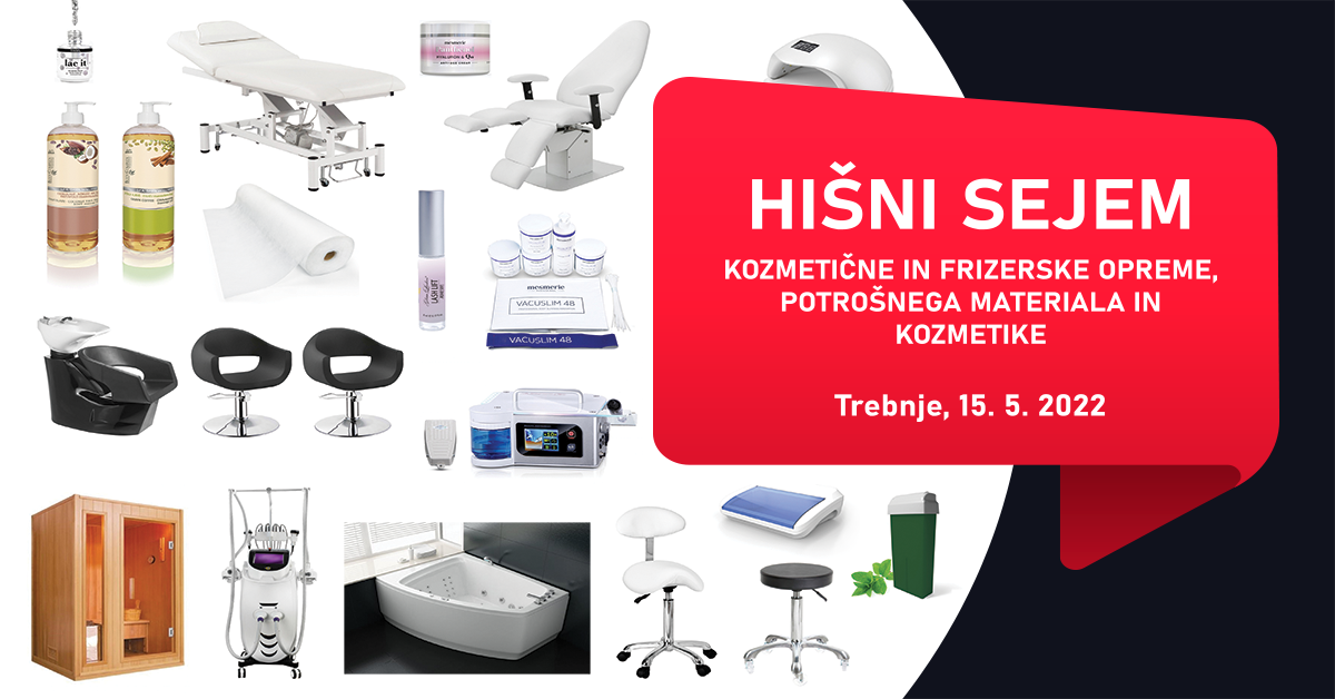 Hišni sejem kozmetične in frizerske opreme, potrošnega materiala in kozmetike 2022