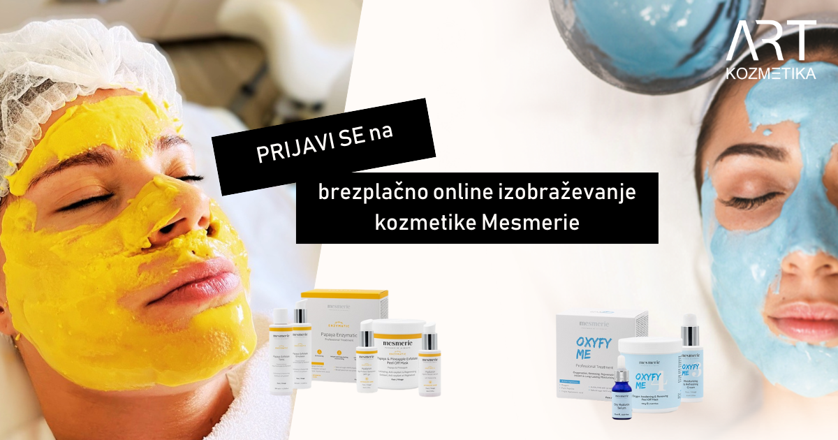 Brezplačno online izobraževanje - Mesmerie kozmetika (Oxyfy Me & Papaya)