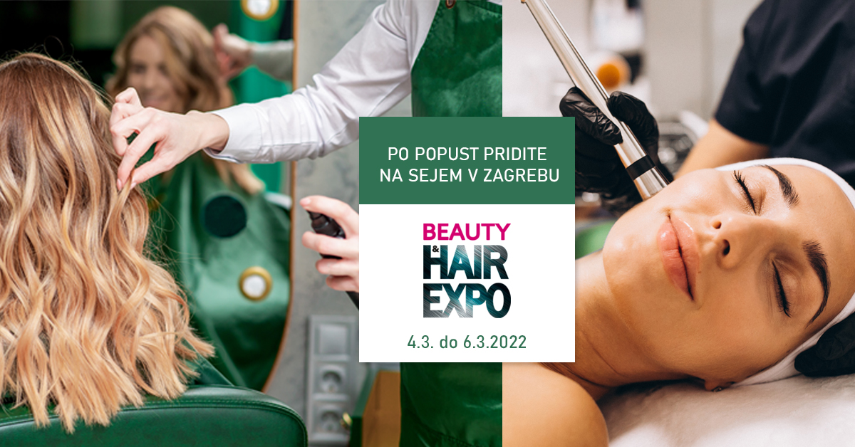 Sejemski popusti samo za obiskovalce sejma Beauty & Hair expo v Zagrebu