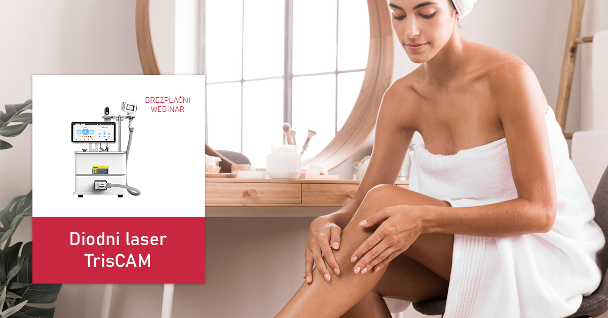 Brezplačni webinar: Trajno neboleče odstranjevanje dlak z diodnim laserjem TrisCAM