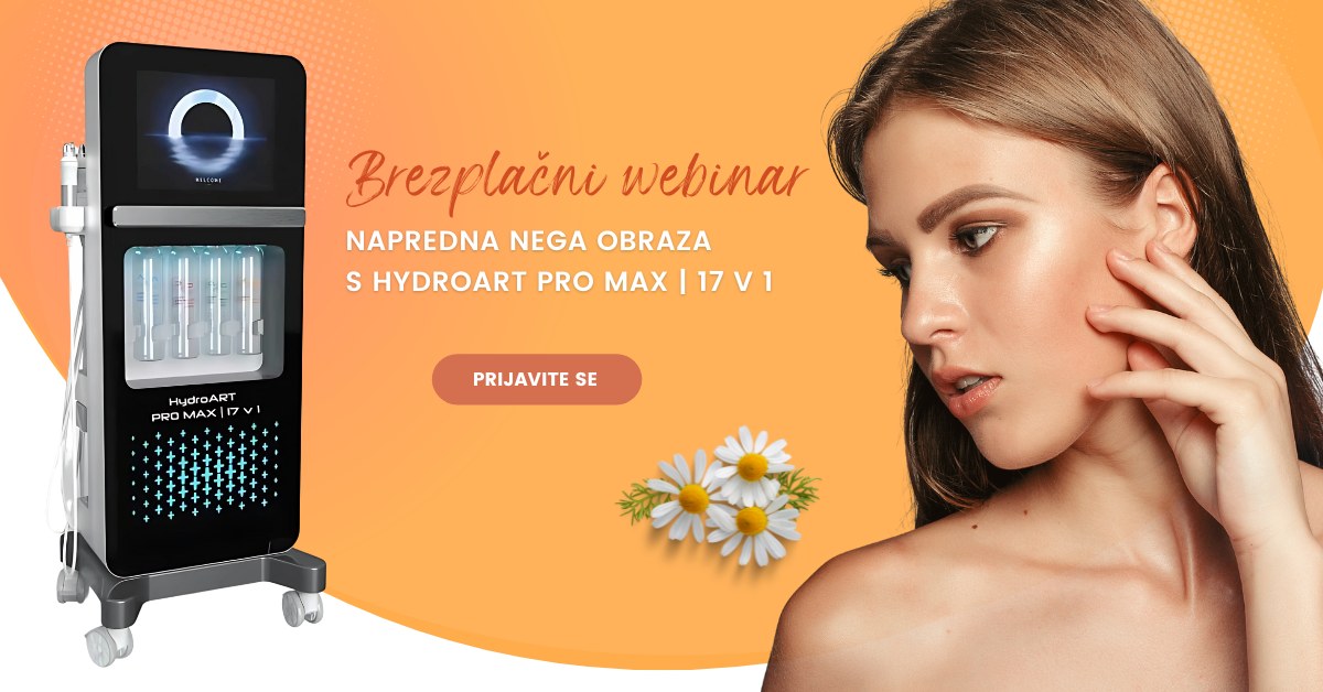 Brezplačni webinar - napredna nega obraza s HydroART PRO MAX | 17 v 1