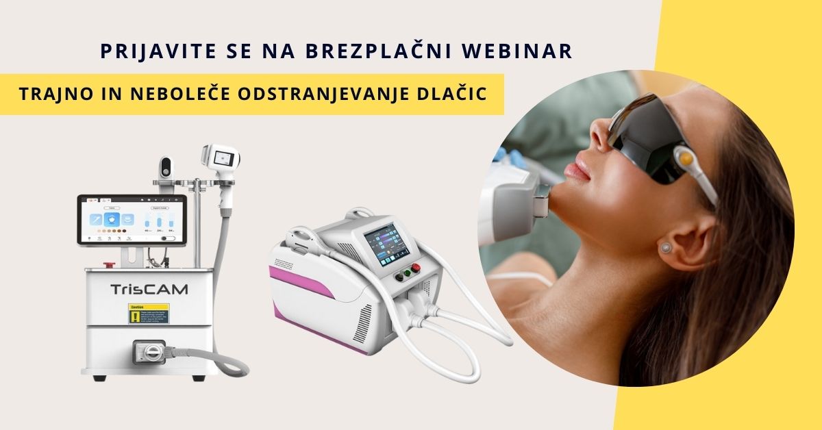 Brezplačni webinar: Trajno odstranjevanje dlak z diodnim laserjem TrisCAM in eLite Ana SHR IPL+RF