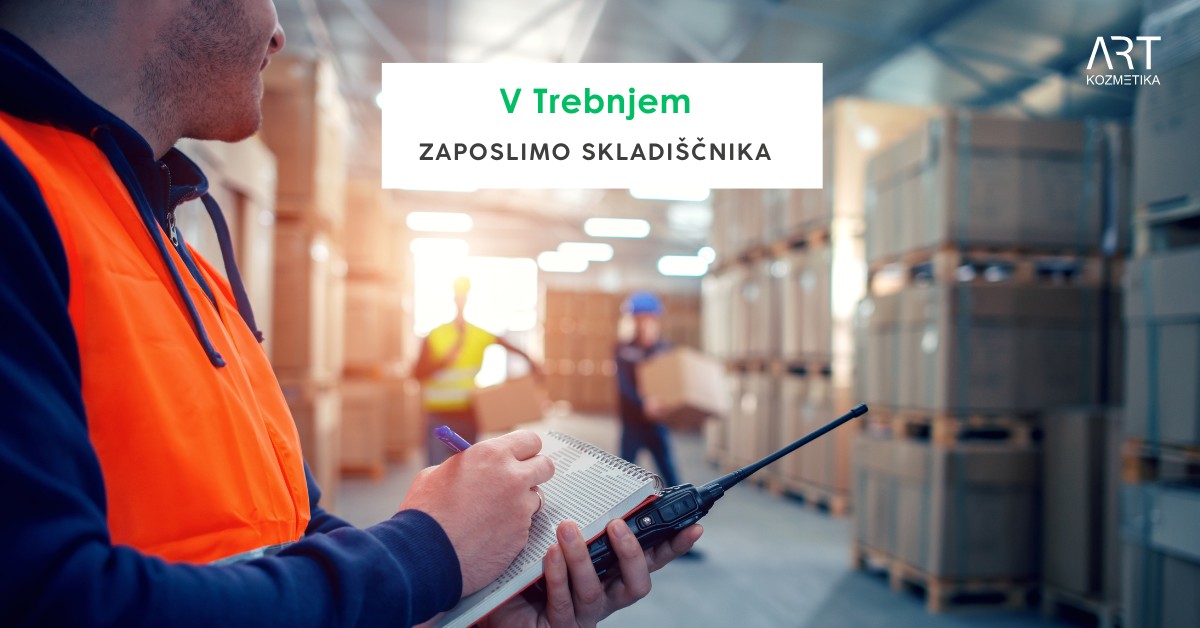 Zaposlimo: Skladiščnik / logistični sodelavec (m/ž)