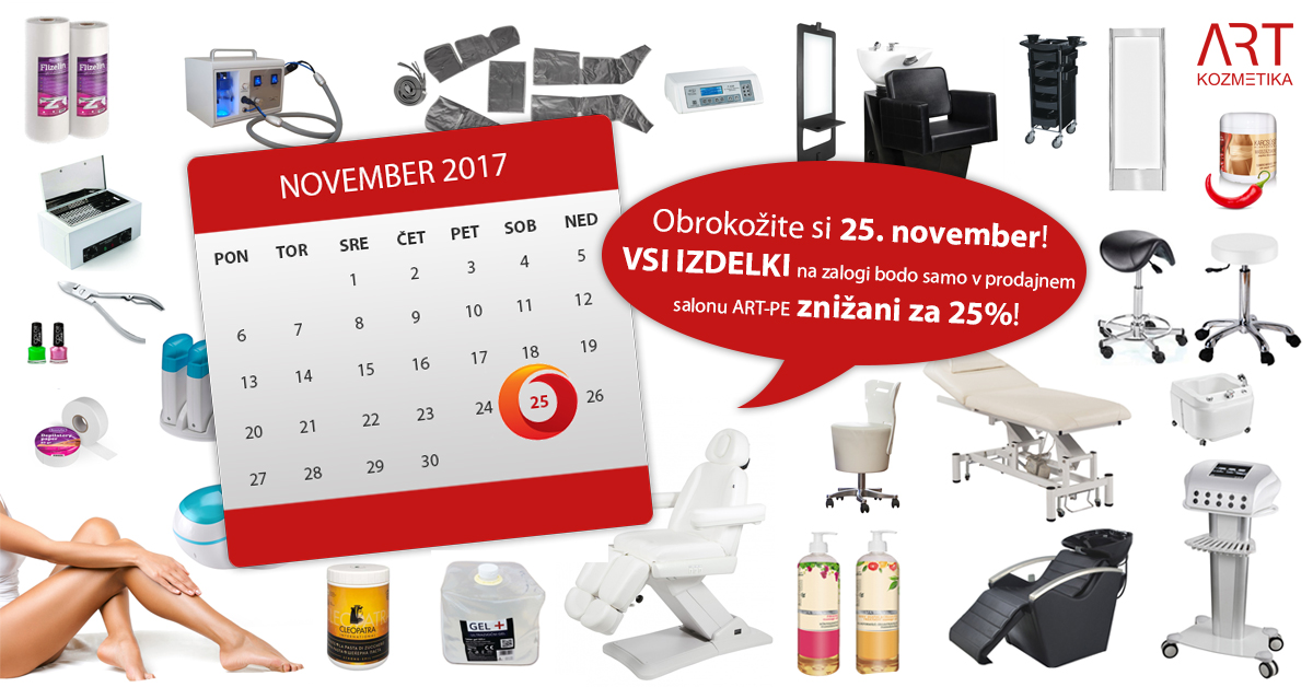 25% popusta na vso kozmetično in frizersko opremo 25% popusta na vso kozmetično in frizersko opremo