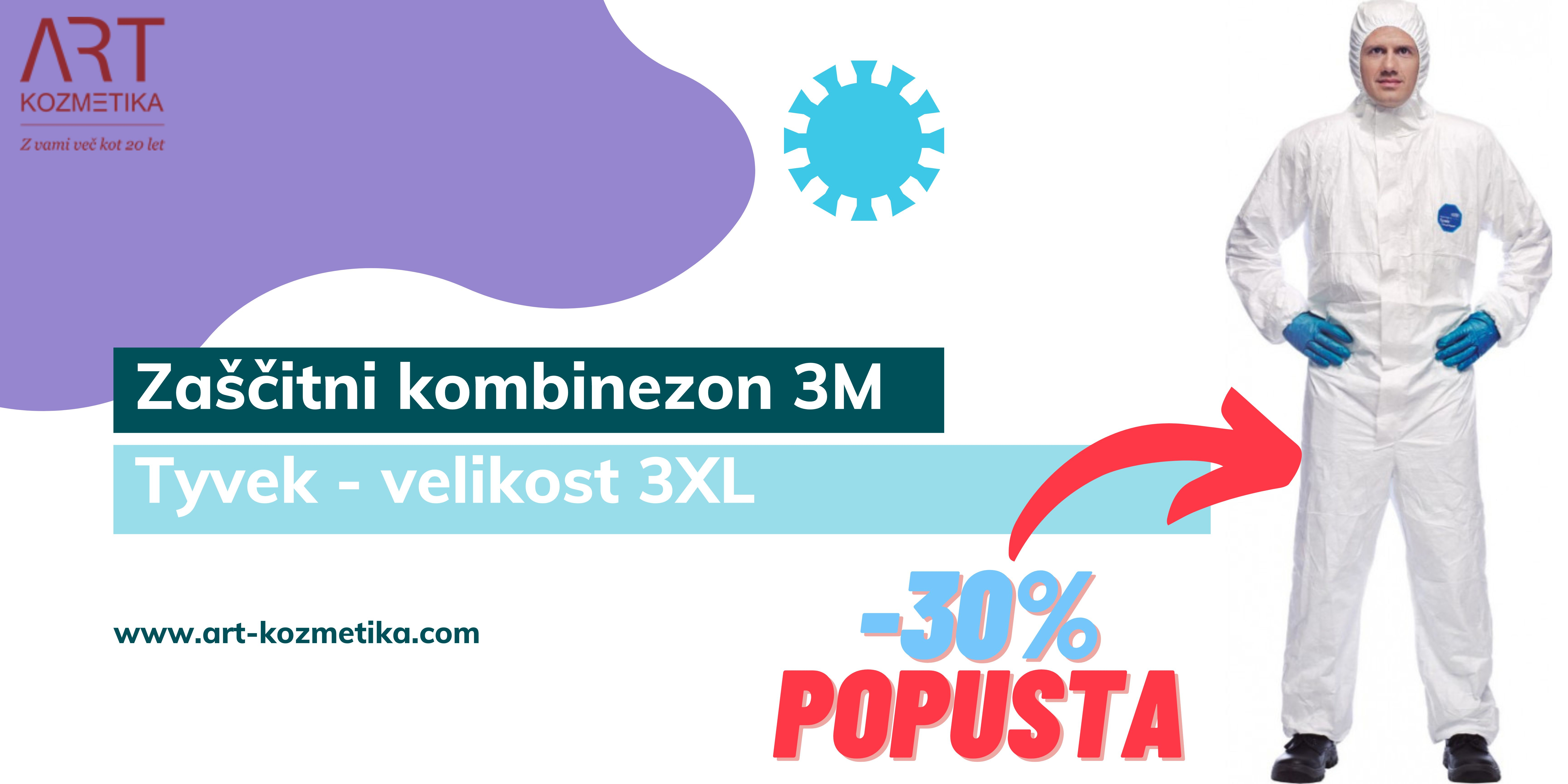 Zaščitni kombinezon 3M Tyvek - velikost 3XL AKCIJA