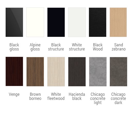 Stenski poličnik Expo III - Barve Stenski poličnik Expo III - Barve