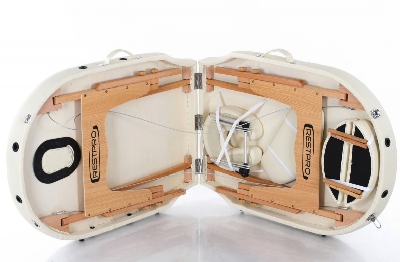 Prenosna masažna miza VIP OVAL 2 Cream Prenosna masažna miza VIP OVAL 2 Cream