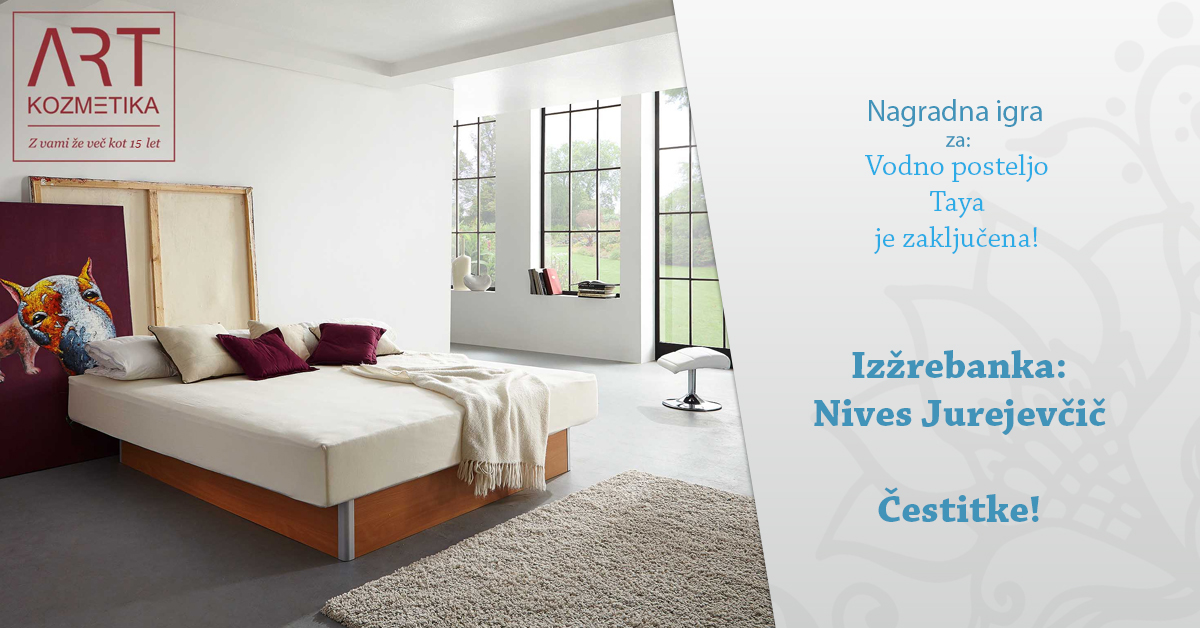 nagrajenka vodne postelje Taya nagrajenka vodne postelje Taya