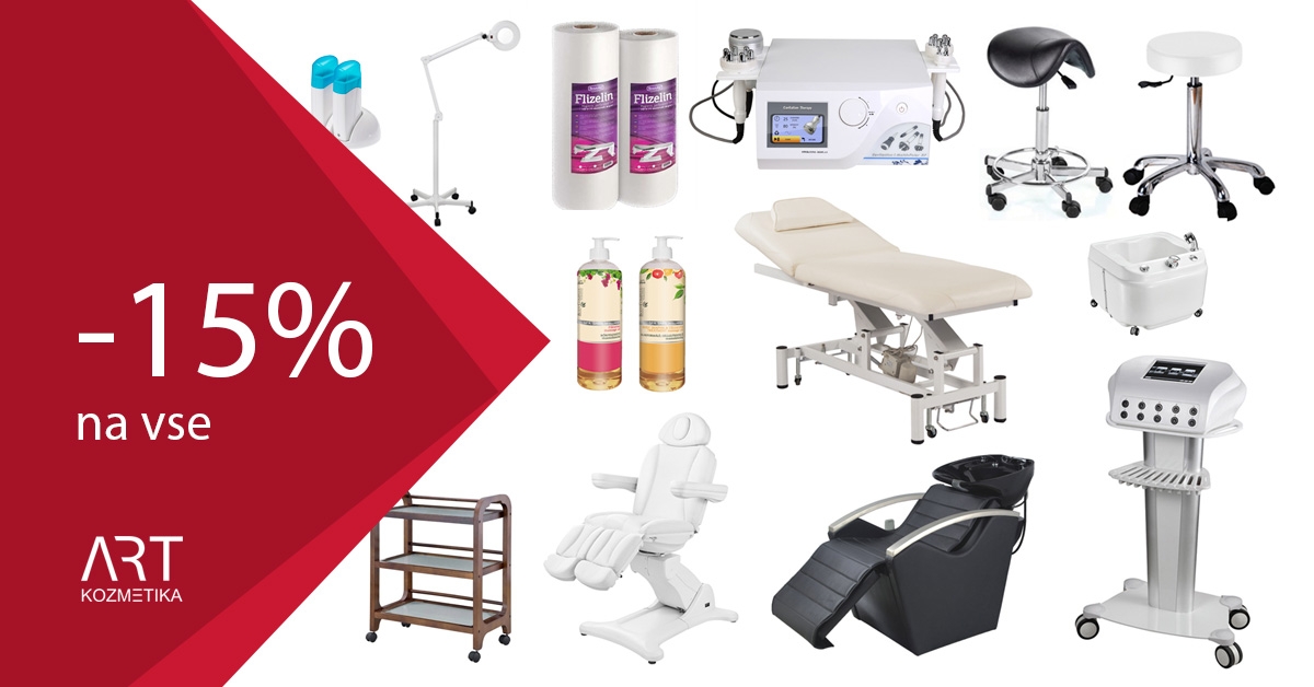 15% popust na kozmetično in frizersko opremo 15% popust na kozmetično in frizersko opremo